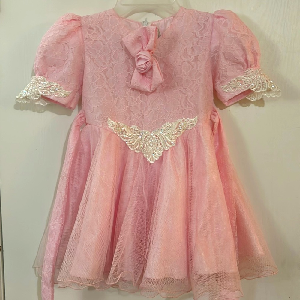 Pink party dress